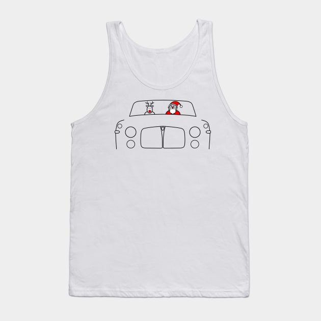 Rover P5 classic British car Christmas special edition Tank Top by soitwouldseem